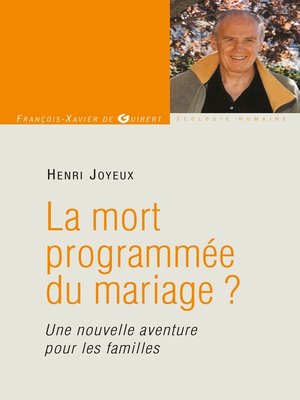 cover image of La mort programmée du mariage ?